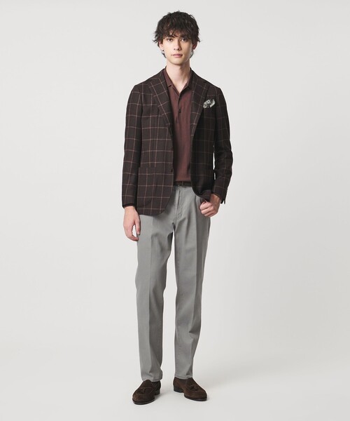 UNITED ARROWS（ユナイテッドアローズ）の「ドリル 5ポケット  ベーシック テーパード ノープリーツ パンツ（チノパンツ・メンズ・オフホワイト/グレー系/ブラック/ベージュ・L/S/M/XL）」の6枚目の写真