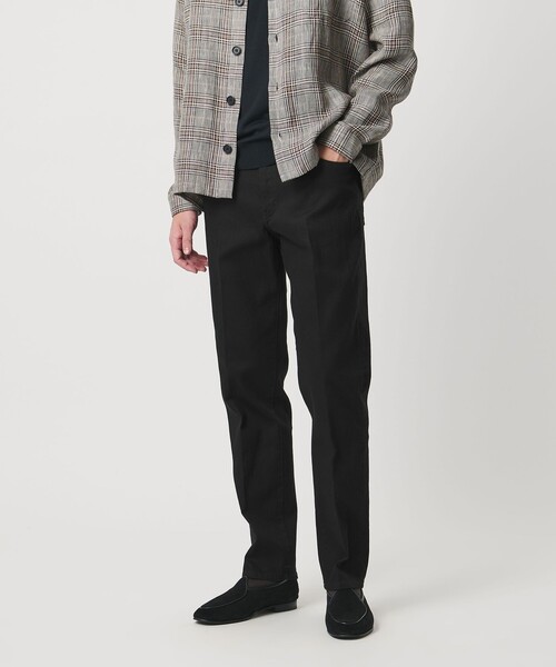 UNITED ARROWS（ユナイテッドアローズ）の「ドリル 5ポケット  ベーシック テーパード ノープリーツ パンツ（チノパンツ・メンズ・オフホワイト/グレー系/ブラック/ベージュ・L/S/M/XL）」の9枚目の写真