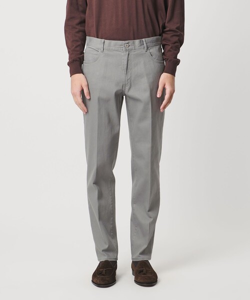 UNITED ARROWS（ユナイテッドアローズ）の「ドリル 5ポケット  ベーシック テーパード ノープリーツ パンツ（チノパンツ・メンズ・オフホワイト/グレー系/ブラック/ベージュ・L/S/M/XL）」の14枚目の写真