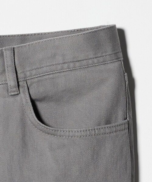 UNITED ARROWS（ユナイテッドアローズ）の「ドリル 5ポケット  ベーシック テーパード ノープリーツ パンツ（チノパンツ・メンズ・オフホワイト/グレー系/ブラック/ベージュ・L/S/M/XL）」の20枚目の写真