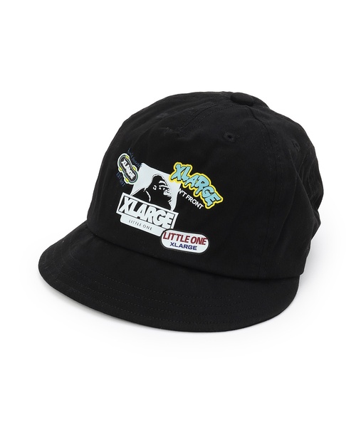XLARGE KIDS(エクストララージキッズ)の「ロゴワッペン風プリント OGベビーキャップ(キャップ・キッズ・トップグレー/ブラック/ブルー・46-48cm)」の10枚目の写真