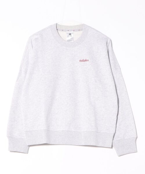 adidas（アディダス）の「adidas/アディダス Ｗ ＳＥ ＣＯＬＯＲＰＯＰ クルースウェット M5300（スウェット・レディース・グレー/ブラック/グレイッシュベージュ・L/M）」の19枚目の写真