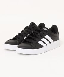 adidas アディダス GRAND COURT BASE 3.0 U レディーススニーカー(グランドコートベース3.0U) HQ0082 コアブラック/フットウェアホワイト/コアブラック