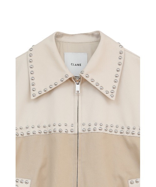 W COLOR STUDDED JACKET（ブルゾン）｜CLANE（クラネ）のファッション