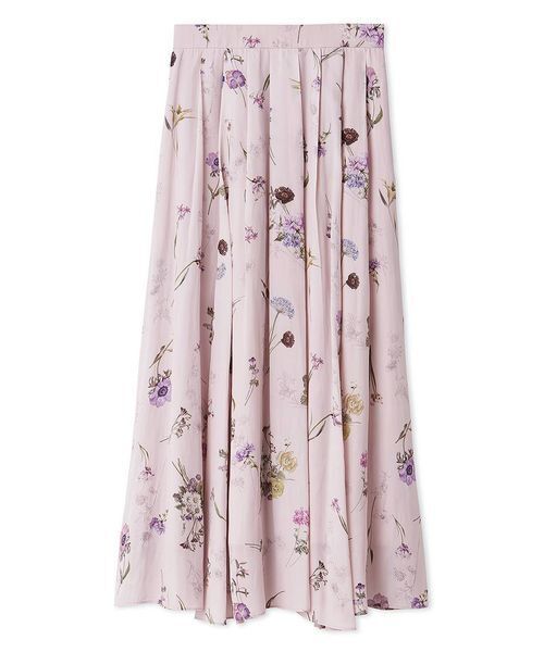 SNIDEL（スナイデル）の「フローラルプリントフレアスカート（スカート・レディース・ピンク/ネイビー/アイボリー・1/0）」の3枚目の写真