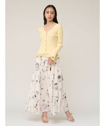 SNIDEL | フローラルプリントフレアスカート(スカート)