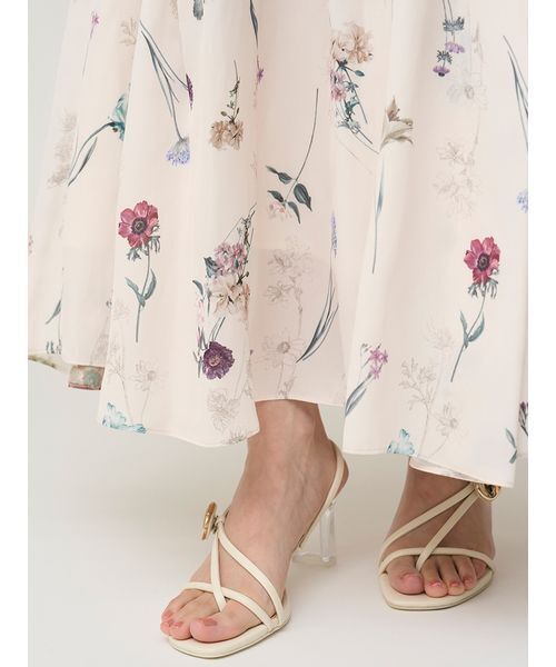 SNIDEL（スナイデル）の「フローラルプリントフレアスカート（スカート・レディース・ピンク/ネイビー/アイボリー・1/0）」の12枚目の写真