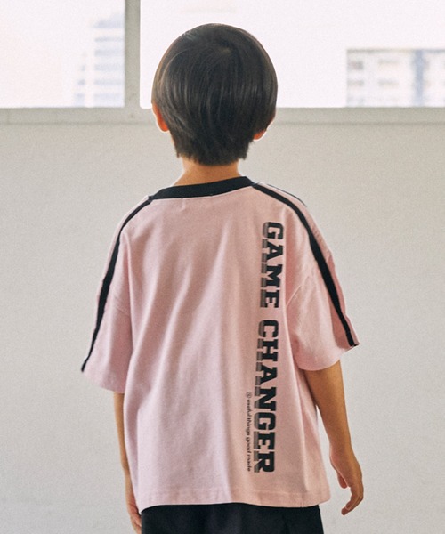 GENERATOR（ジェネレーター）の「ジェネレーター GAME CHANGER Tシャツ（Tシャツ/カットソー・キッズ・ベージュ系その他/ピンク/チャコールグレー・M/L/XL）」の3枚目の写真