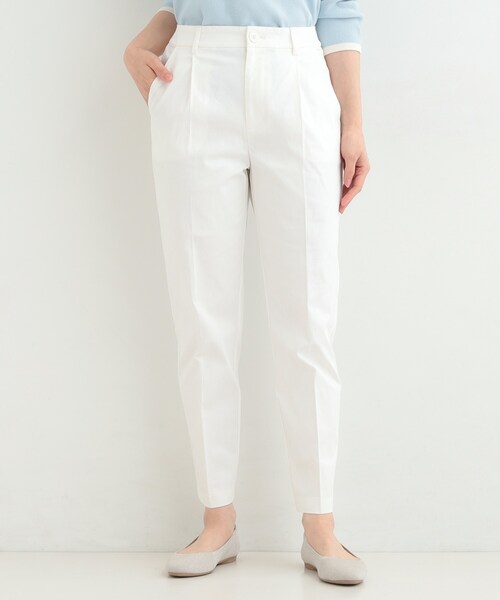 SHOO・LA・RUE（シューラルー）の「【洗濯機可/SS-LL/美脚シルエット】脚を真っ直ぐに見せてくれる スティックパンツ（その他パンツ・レディース・ブラック/ホワイト/イエロー・10/04/03/02/01）」の20枚目の写真