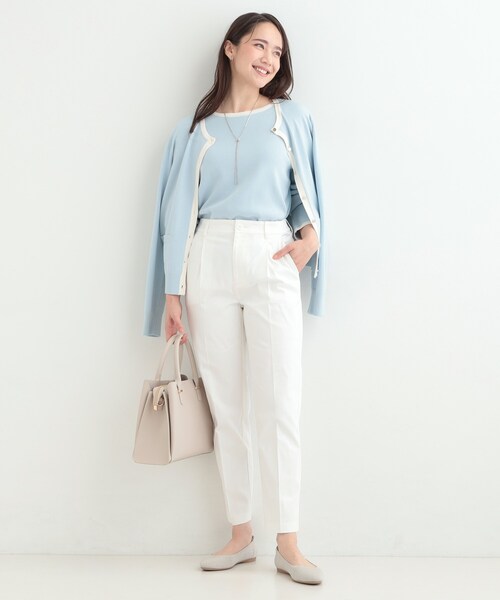 SHOO・LA・RUE（シューラルー）の「【洗濯機可/SS-LL/美脚シルエット】脚を真っ直ぐに見せてくれる スティックパンツ（その他パンツ・レディース・ブラック/ホワイト/イエロー・10/04/03/02/01）」の22枚目の写真