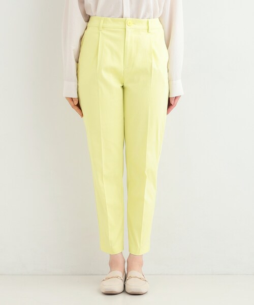 SHOO・LA・RUE（シューラルー）の「【洗濯機可/SS-LL/美脚シルエット】脚を真っ直ぐに見せてくれる スティックパンツ（その他パンツ・レディース・ブラック/ホワイト/イエロー・10/04/03/02/01）」の11枚目の写真