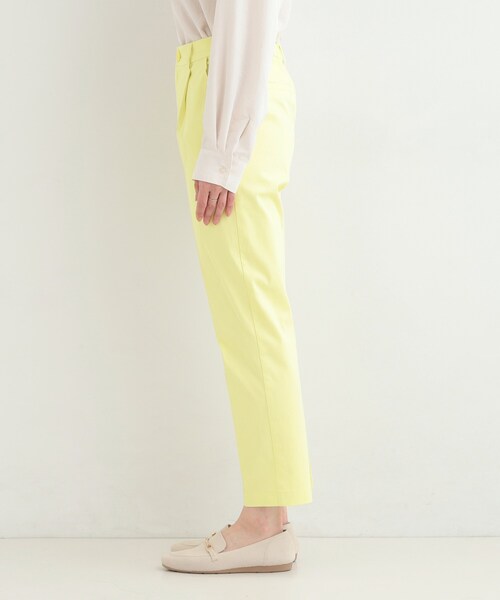 SHOO・LA・RUE（シューラルー）の「【洗濯機可/SS-LL/美脚シルエット】脚を真っ直ぐに見せてくれる スティックパンツ（その他パンツ・レディース・ブラック/ホワイト/イエロー・10/04/03/02/01）」の12枚目の写真