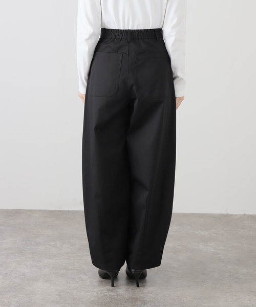 SLOBE IENA（スローブイエナ）の「《接触冷感/WEB限定/追加2》ライトチノタックカーブトラウザー（チノパンツ・レディース・ベージュ/ブラック・36/38）」の5枚目の写真