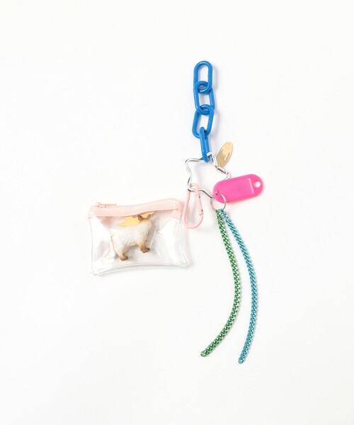 mmts（マミタス）の「【別注】Frou-Frou de Sucre /  猫チャーム（その他・レディース・ブルー/ピンク・ONE SIZE）」の7枚目の写真