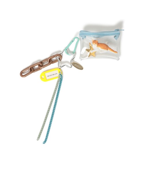 mmts（マミタス）の「【別注】Frou-Frou de Sucre /  猫チャーム（その他・レディース・ブルー/ピンク・ONE SIZE）」の8枚目の写真