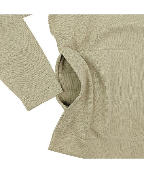 g-stage(ジーステージ)の「洗えるクルーネックニット(ニット/セーター・メンズ・ネイビー/ベージュ・48/46)」の10枚目の写真