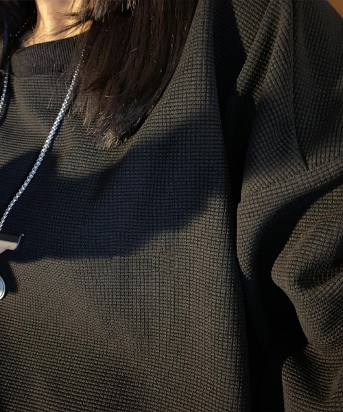 Flugge（フラッジー）の「サーマルオーバートップス（Tシャツ/カットソー・レディース・ブラック/グレー・MEDIUM/LARGE）」の3枚目の写真