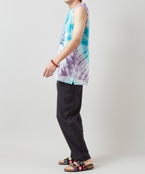 チャイハネ（チャイハネ）の「【チャイハネ】ヒピタイMEN'Sタンクトップ（タンクトップ・メンズ・ブルー/オレンジ/ベージュ・FREE）」の8枚目の写真