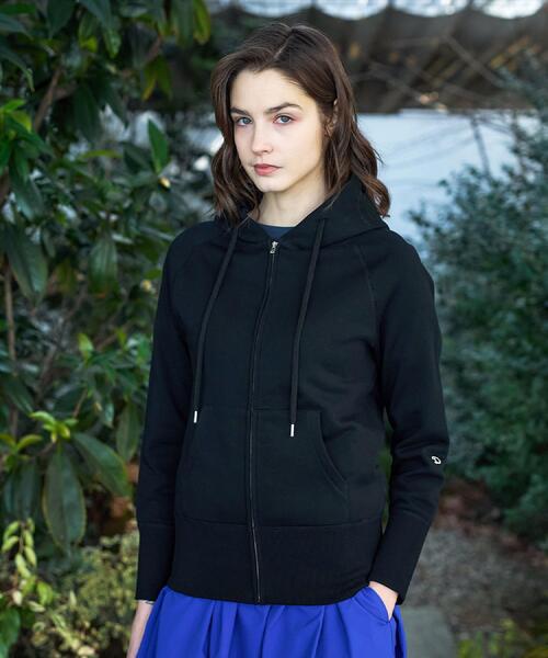 DRESSTERIOR（ドレステリア）の「コットン裏毛フーディー（パーカー・レディース・ホワイト/グレー/ブラック/グリーン系・36/38）」の2枚目の写真