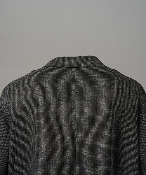 MAISON SPECIAL(メゾンスペシャル)の「《UNISEX》DRY Tweed Relax-Over 2B Tailored Jacket/ドライツイードリラックスオーバー2Bテーラードジャケット【MAISON SPECIAL/メゾンスペシャル】■セットアップ対応■(テーラードジャケット・メンズ・グレー/ブラック・2/1/0)」の14枚目の写真