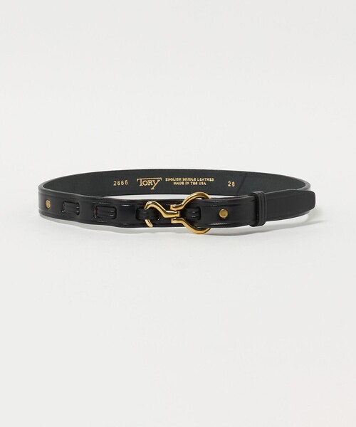 Steven Alan（スティーブンアラン）の「＜TORY LEATHER＞MINI HOOF PICK BELT/ベルト（ベルト・レディース・ダークブラウン/ブラック・28）」の2枚目の写真