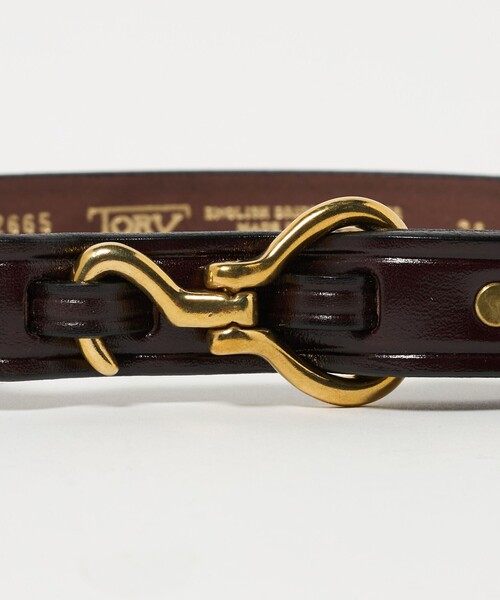 Steven Alan（スティーブンアラン）の「＜TORY LEATHER＞MINI HOOF PICK BELT/ベルト（ベルト・レディース・ダークブラウン/ブラック・28）」の4枚目の写真