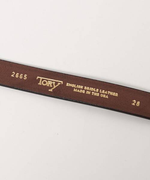 Steven Alan（スティーブンアラン）の「＜TORY LEATHER＞MINI HOOF PICK BELT/ベルト（ベルト・レディース・ダークブラウン/ブラック・28）」の6枚目の写真