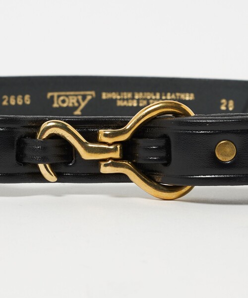 Steven Alan（スティーブンアラン）の「＜TORY LEATHER＞MINI HOOF PICK BELT/ベルト（ベルト・レディース・ダークブラウン/ブラック・28）」の7枚目の写真