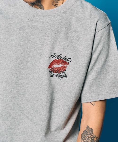 Subciety（サブサエティ）の「Temptation tee（Tシャツ/カットソー・メンズ・グレー/ブラック/ホワイト・SMALL/MEDIUM/LARGE/X-LARGE/XX-LARGE）」の19枚目の写真