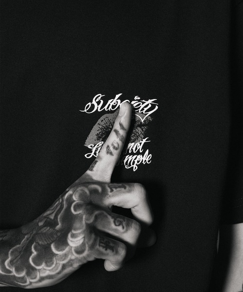 Subciety（サブサエティ）の「Temptation tee（Tシャツ/カットソー・メンズ・グレー/ブラック/ホワイト・SMALL/MEDIUM/LARGE/X-LARGE/XX-LARGE）」の16枚目の写真