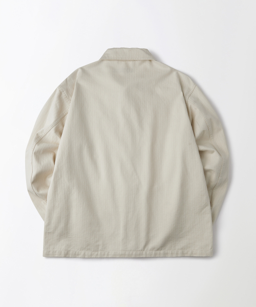 OUTSTANDING(アウトスタンディング)の「USN N-3 HBT JACKET_ECRU(ミリタリージャケット・メンズ・その他・SMALL/MEDIUM/LARGE)」の2枚目の写真
