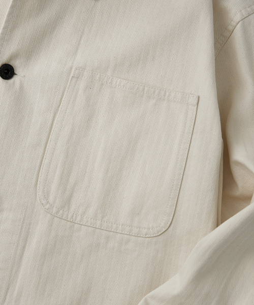 OUTSTANDING(アウトスタンディング)の「USN N-3 HBT JACKET_ECRU(ミリタリージャケット・メンズ・その他・SMALL/MEDIUM/LARGE)」の5枚目の写真