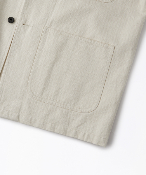 OUTSTANDING(アウトスタンディング)の「USN N-3 HBT JACKET_ECRU(ミリタリージャケット・メンズ・その他・SMALL/MEDIUM/LARGE)」の8枚目の写真