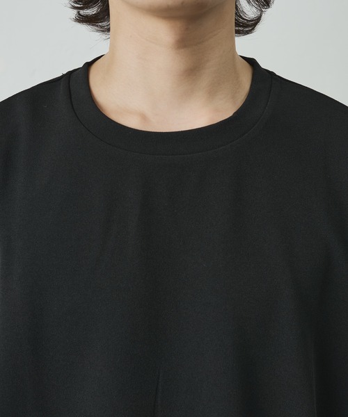 COLONY 2139（コロニートゥーワンスリーナイン）の「ジョーゼットフハクキリカエ半袖T（Tシャツ/カットソー・メンズ・ブラック/グレイッシュベージュ/ブラック系その他・MEDIUM/LARGE）」の21枚目の写真