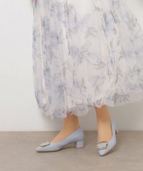 ESPERANZA(エスペランサ)の「スクエアバックルパンプス(パンプス・レディース・ブラック系2/ブルー系2/アイボリー系2/ベージュ系2・22.5cm/23.0cm/23.5cm/24.0cm/24.5cm)」の16枚目の写真