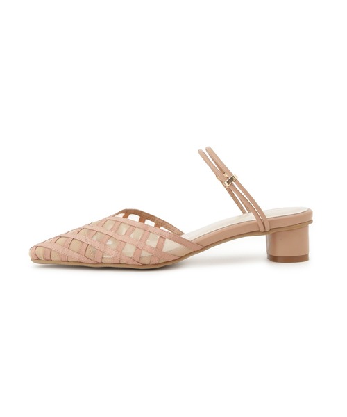 ROPE' PICNIC(ロペピクニック)の「チェックオーガンジーストラップサンダル(サンダル・レディース・ブラック/ピンク系その他2・23.5/24/24.5)」の6枚目の写真