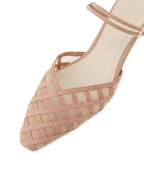 ROPE' PICNIC(ロペピクニック)の「チェックオーガンジーストラップサンダル(サンダル・レディース・ブラック/ピンク系その他2・23.5/24/24.5)」の9枚目の写真