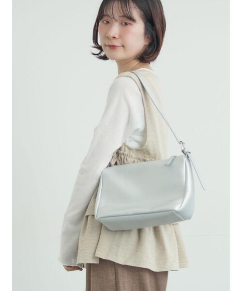 Samansa Mos2(サマンサ モスモス)の「ワンハンドルミニショルダーバッグ(ハンドバッグ・レディース・ブラック/シルバー/ブラウン・F)」の3枚目の写真