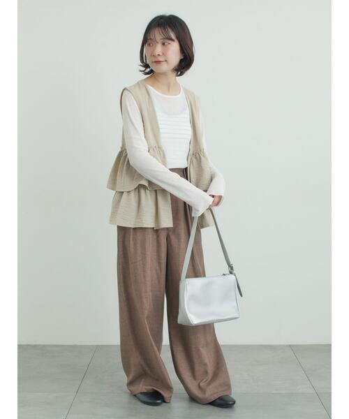 Samansa Mos2(サマンサ モスモス)の「ワンハンドルミニショルダーバッグ(ハンドバッグ・レディース・ブラック/シルバー/ブラウン・F)」の15枚目の写真