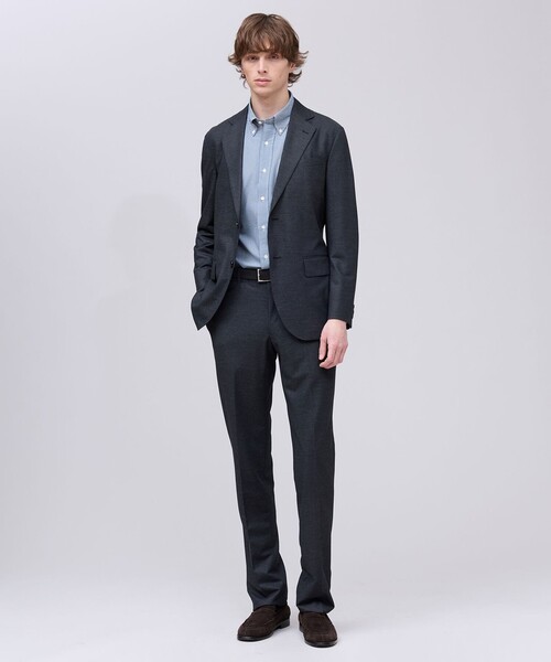 J.PRESS(ジェイプレス)の「夏に嬉しい6つの高機能【J.PRESS-POOL WOOL】【セットアップ対応】ジャージーセットアップ スラックス(スラックス・メンズ・グレー系/ネイビー系9/ベージュ系・74/78/82/86/90/94)」の22枚目の写真