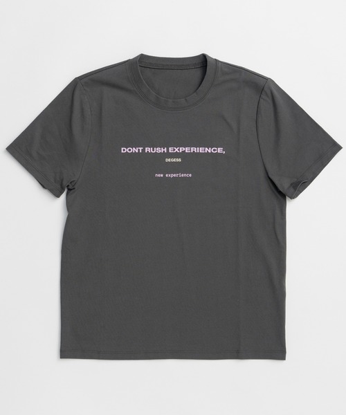 MAISON SPECIAL（メゾンスペシャル）の「Exeperience Logo T-shirts/exeperienceロゴＴシャツ（Tシャツ/カットソー・レディース・オレンジ/グリーン/ホワイト/ブルー/チャコールグレー・FREE）」の19枚目の写真