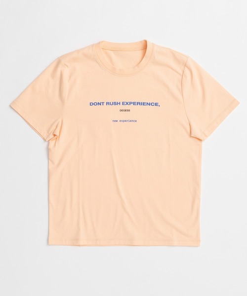 MAISON SPECIAL（メゾンスペシャル）の「Exeperience Logo T-shirts/exeperienceロゴＴシャツ（Tシャツ/カットソー・レディース・オレンジ/グリーン/ホワイト/ブルー/チャコールグレー・FREE）」の18枚目の写真