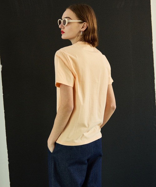 MAISON SPECIAL（メゾンスペシャル）の「Exeperience Logo T-shirts/exeperienceロゴＴシャツ（Tシャツ/カットソー・レディース・オレンジ/グリーン/ホワイト/ブルー/チャコールグレー・FREE）」の11枚目の写真