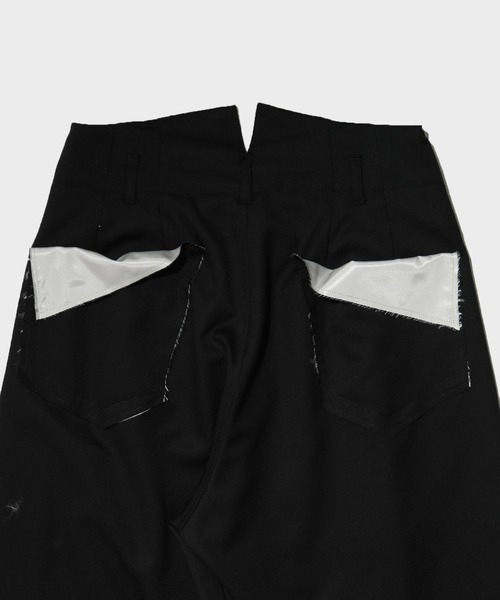 sulvam（サルバム）の「【sulvam / サルバム】クラシックパンツ（スラックス・メンズ・ブラック・M/L/XL）」の2枚目の写真