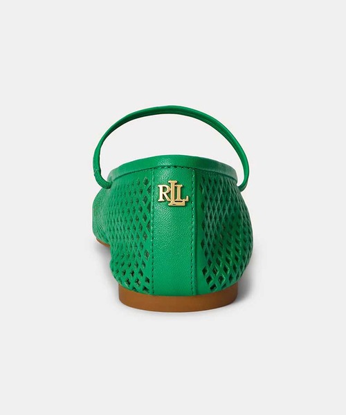 LAUREN RALPH LAUREN(ローレン ラルフ ローレン)の「ローレン ラルフ ローレン MARY JANE メアリージェーン(バレエシューズ・レディース・ホワイト/ブラック/ネイビー/グリーン・55/65/60/75/70)」の6枚目の写真