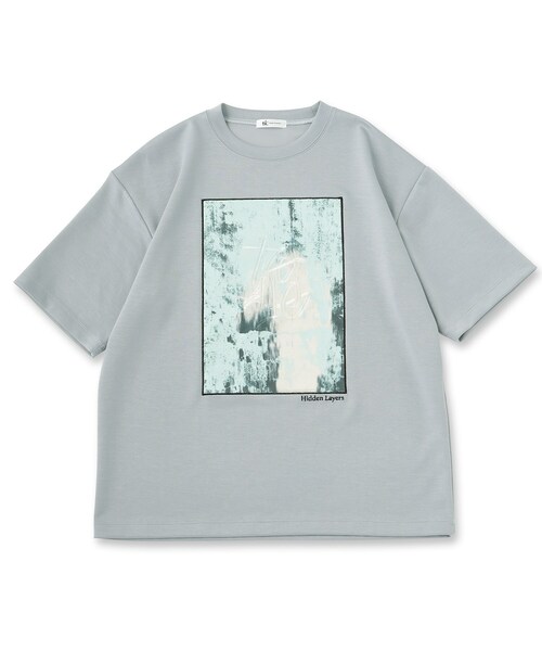 tk.TAKEO KIKUCHI(ティーケータケオキクチ)の「コンシールドエンブロTシャツ(Tシャツ/カットソー・メンズ・ホワイト/ブラック/ライトブルー・02/03)」の17枚目の写真