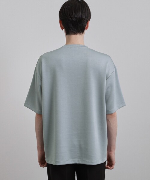 tk.TAKEO KIKUCHI(ティーケータケオキクチ)の「コンシールドエンブロTシャツ(Tシャツ/カットソー・メンズ・ホワイト/ブラック/ライトブルー・02/03)」の13枚目の写真