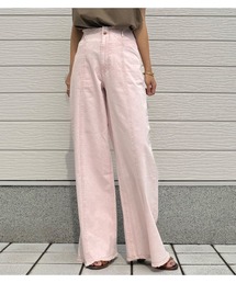 Q | ストレッチデニムパンツ(デニムパンツ)