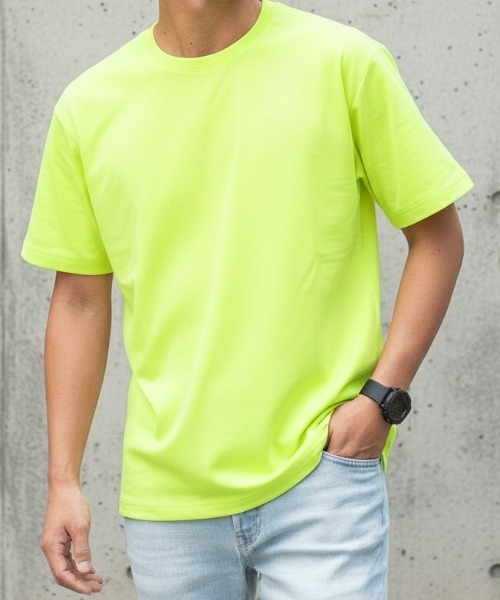 LIFEMAX(ライフマックス)の「【LIFEMAX/ライフマックス】4.3オンスドライTシャツ(ポリジン加工)/【抗菌防臭 ドライ UVカット】18色展開 半袖Tシャツ ポリエステル100% ハニカムメッシュ 速乾 銀イオン ユニセックス 無地(Tシャツ/カットソー・メンズ・チャコールグレー/レッド/ホワイト/ロイヤルブルー/バーガンディー/グリーン系その他/インディゴブルー/ライトパープル/パープル/ネイビー/イエロー系その他/ピンク系その他/カーキ/ブラック/サックスブルー/オレンジ系その他/イエロー系その他2/ターコイズブルー・LARGE/MEDIUM/SMALL/150/130/XXXX-LARGE/XXX-LARGE/XX-LARGE/X-LARGE/X-SMALL)」の14枚目の写真