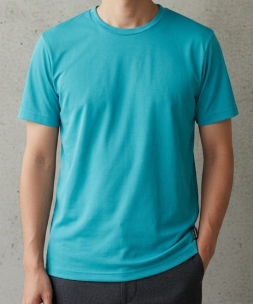 LIFEMAX(ライフマックス)の「【LIFEMAX/ライフマックス】4.3オンスドライTシャツ(ポリジン加工)/【抗菌防臭 ドライ UVカット】18色展開 半袖Tシャツ ポリエステル100% ハニカムメッシュ 速乾 銀イオン ユニセックス 無地(Tシャツ/カットソー・メンズ・チャコールグレー/レッド/ホワイト/ロイヤルブルー/バーガンディー/グリーン系その他/インディゴブルー/ライトパープル/パープル/ネイビー/イエロー系その他/ピンク系その他/カーキ/ブラック/サックスブルー/オレンジ系その他/イエロー系その他2/ターコイズブルー・LARGE/MEDIUM/SMALL/150/130/XXXX-LARGE/XXX-LARGE/XX-LARGE/X-LARGE/X-SMALL)」の9枚目の写真